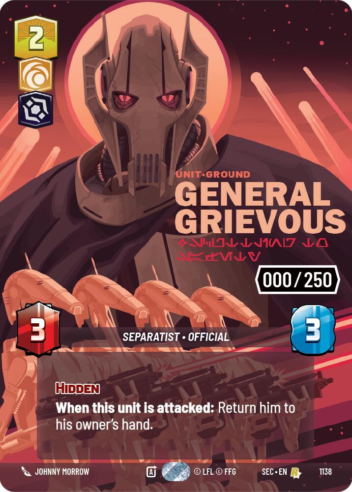 General Grievous - Scuttling to Safety (Serialized) [Secrets of Power] 1138