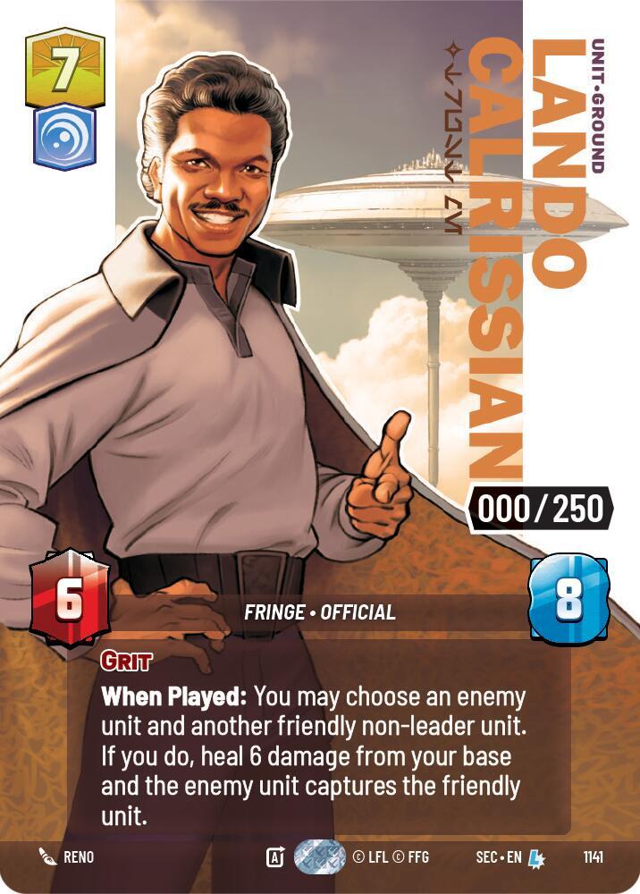 Lando Calrissian - Trust Me (Serialized) [Secrets of Power] 1141
