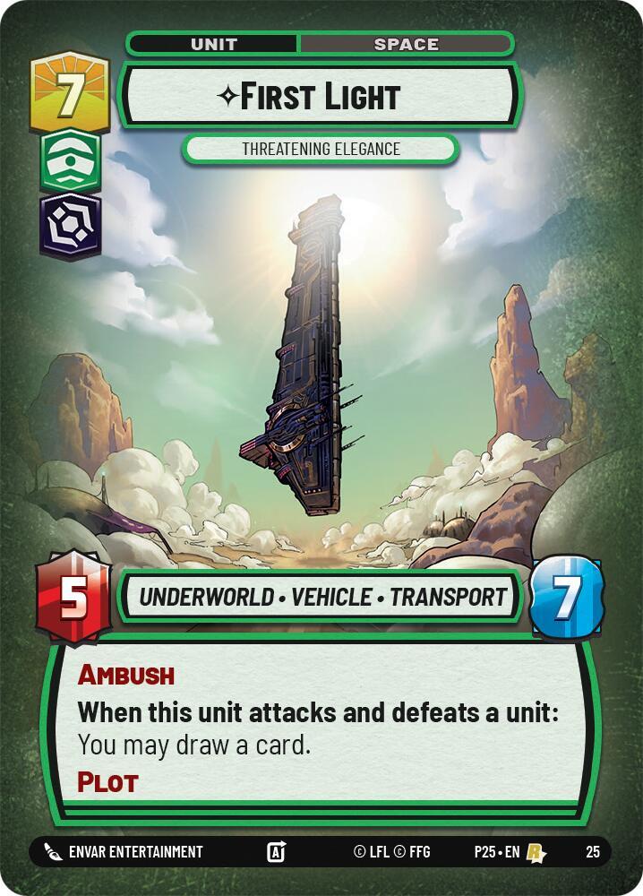 First Light - Threatening Elegance [Organized Play Promos] 25