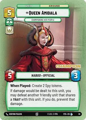 Queen Amidala - Championing Her People (Champion) [Organized Play Promos] 30