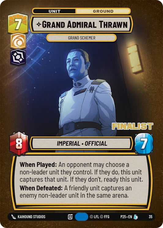 Grand Admiral Thrawn - Grand Schemer (Finalist) [Organized Play Promos] 35