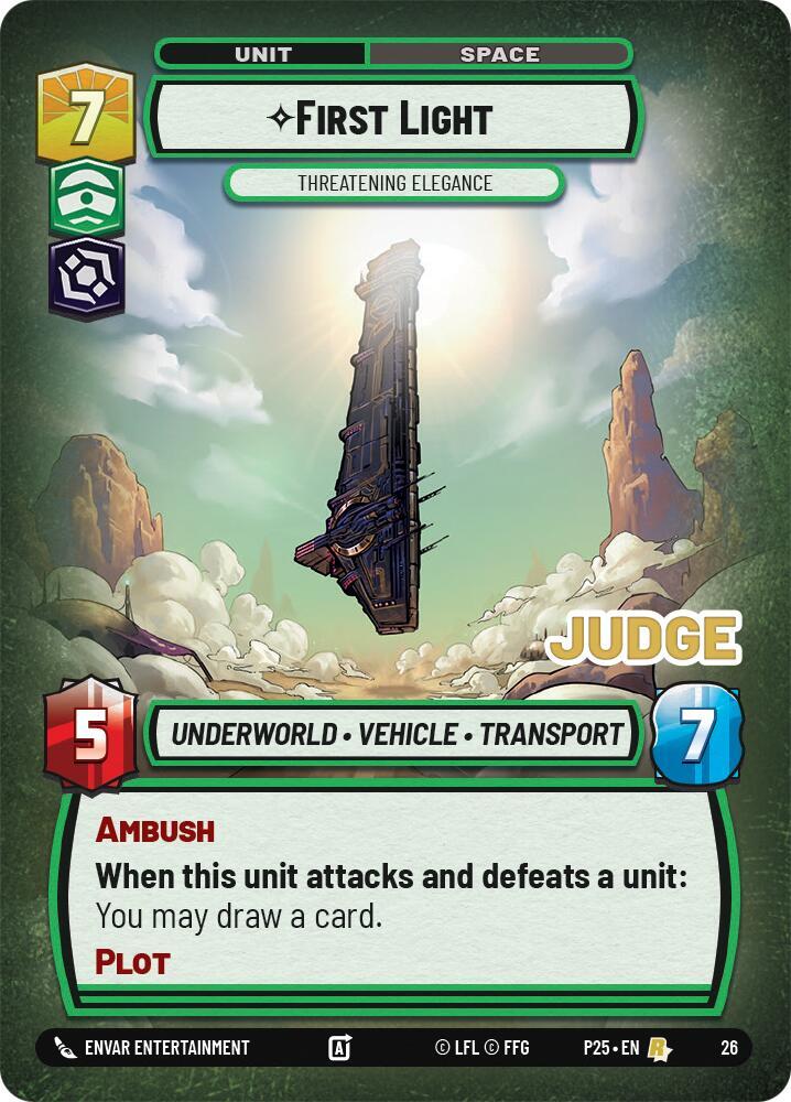 First Light - Threatening Elegance [Judge Promos] 26