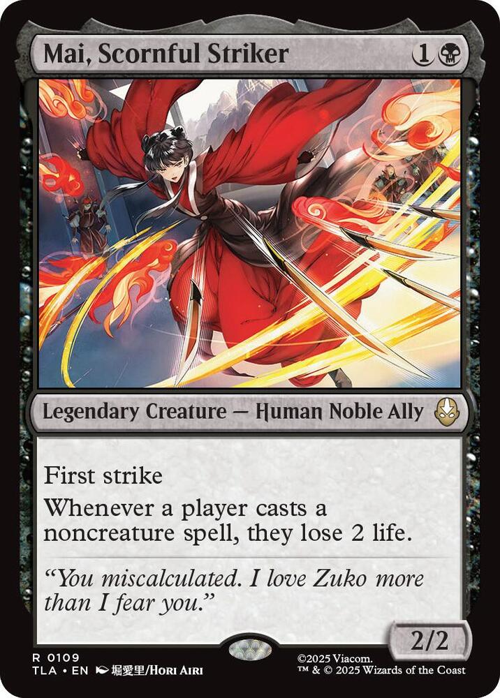 Mai, Scornful Striker [Avatar: The Last Airbender] 109