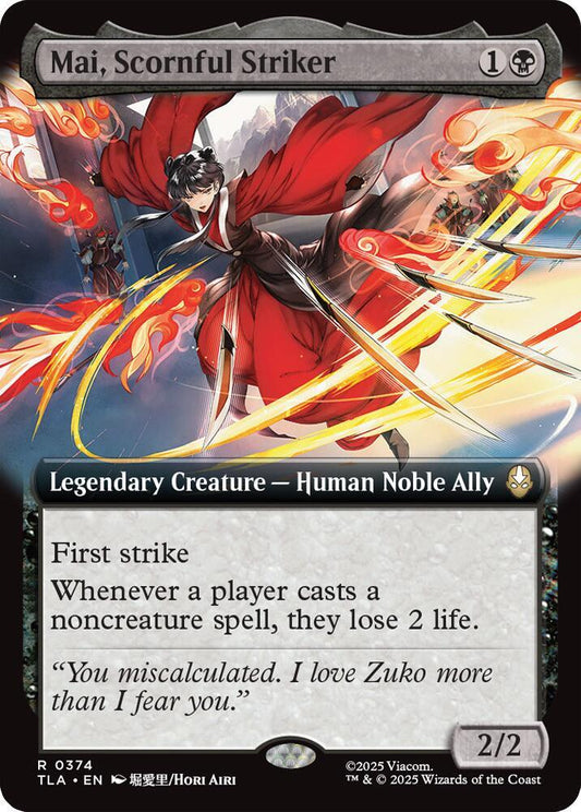 Mai, Scornful Striker (Extended Art) [Avatar: The Last Airbender] 374