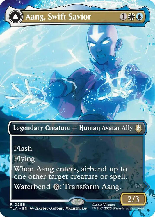 Aang, Swift Savior (0298) (Borderless) [Avatar: The Last Airbender] 298
