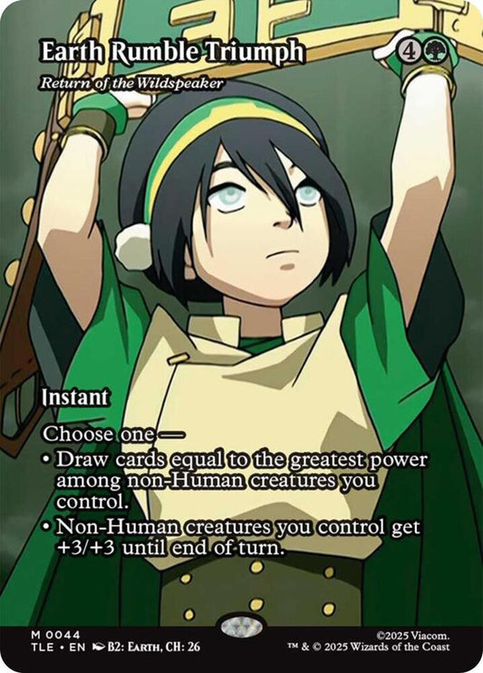 Earth Rumble Triumph - Return of the Wildspeaker (Borderless) [Avatar: The Last Airbender: Eternal-Legal] 44