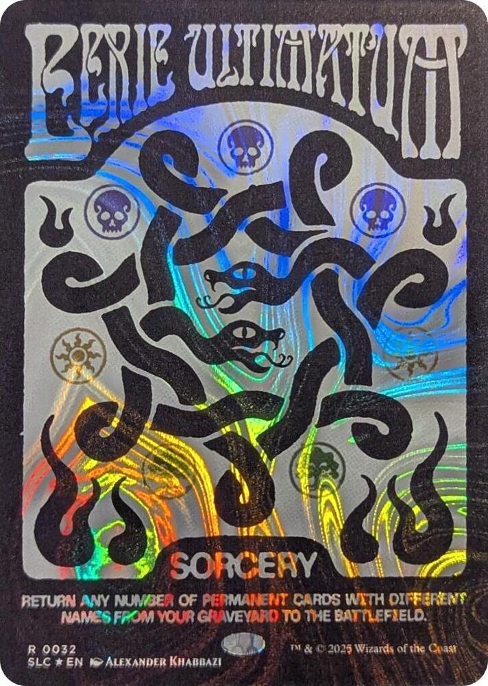 Eerie Ultimatum (Halo Foil) [Secret Lair Countdown Kit] 32