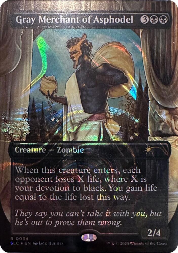 Gray Merchant of Asphodel (Halo Foil) [Secret Lair Countdown Kit] 34