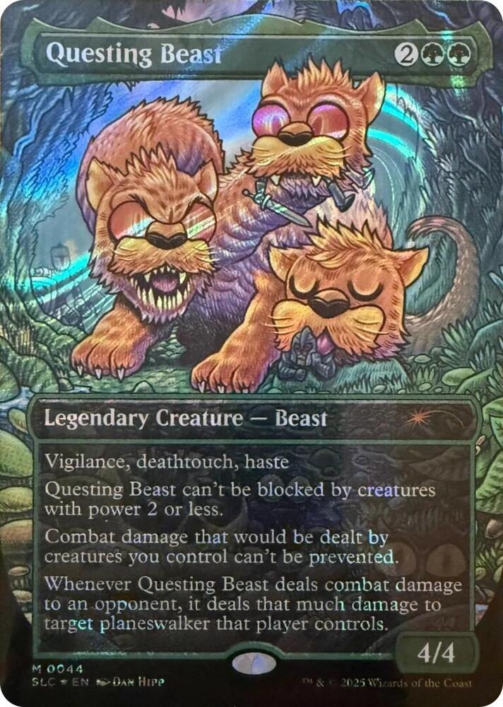 Questing Beast (Halo Foil) [Secret Lair Countdown Kit] 44