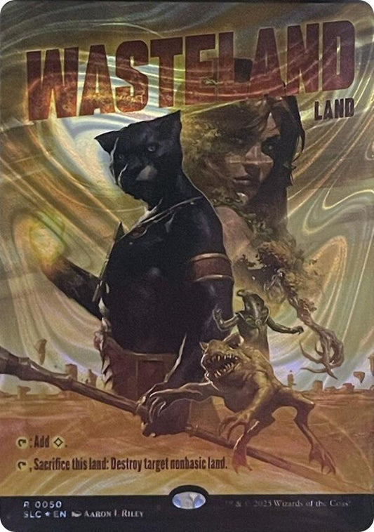 Wasteland (Halo Foil) [Secret Lair Countdown Kit] 50