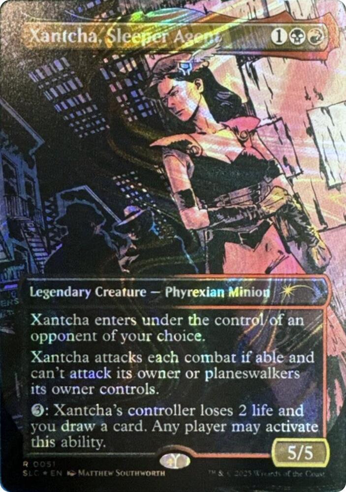 Xantcha, Sleeper Agent (Halo Foil) [Secret Lair Countdown Kit] 51