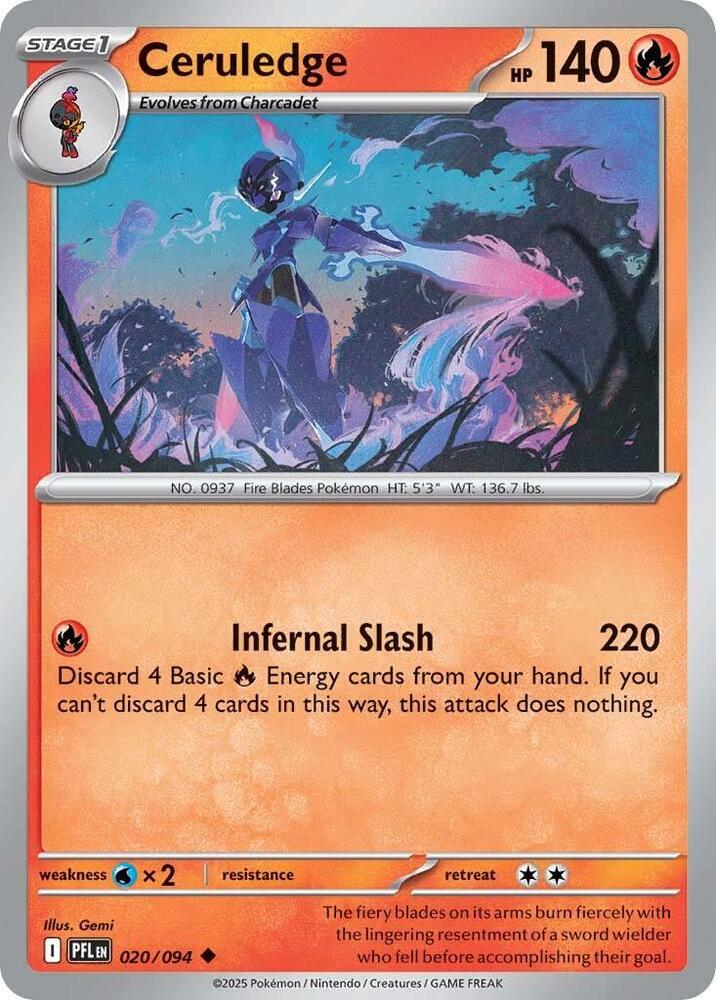 Ceruledge [ME02: Phantasmal Flames] 020/094