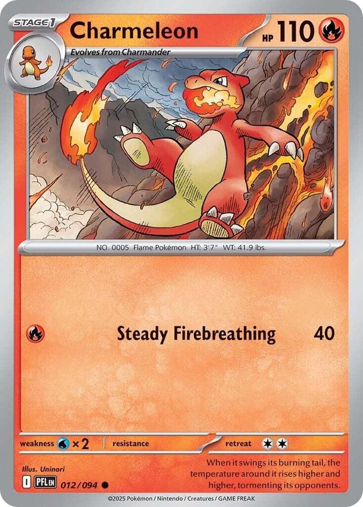 Charmeleon [ME02: Phantasmal Flames] 012/094