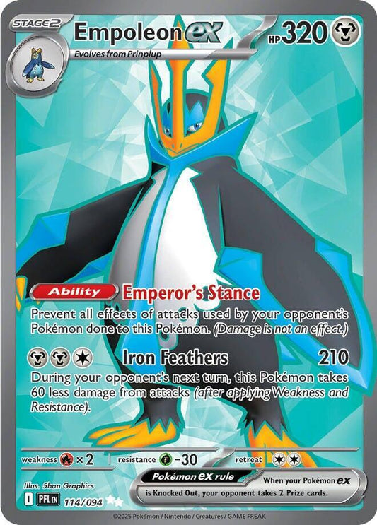 Empoleon ex - 114/094 [ME02: Phantasmal Flames] 114/094
