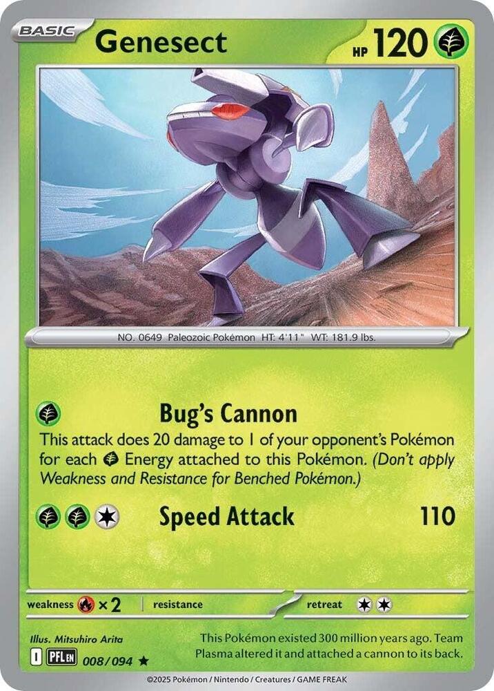 Genesect [ME02: Phantasmal Flames] 008/094