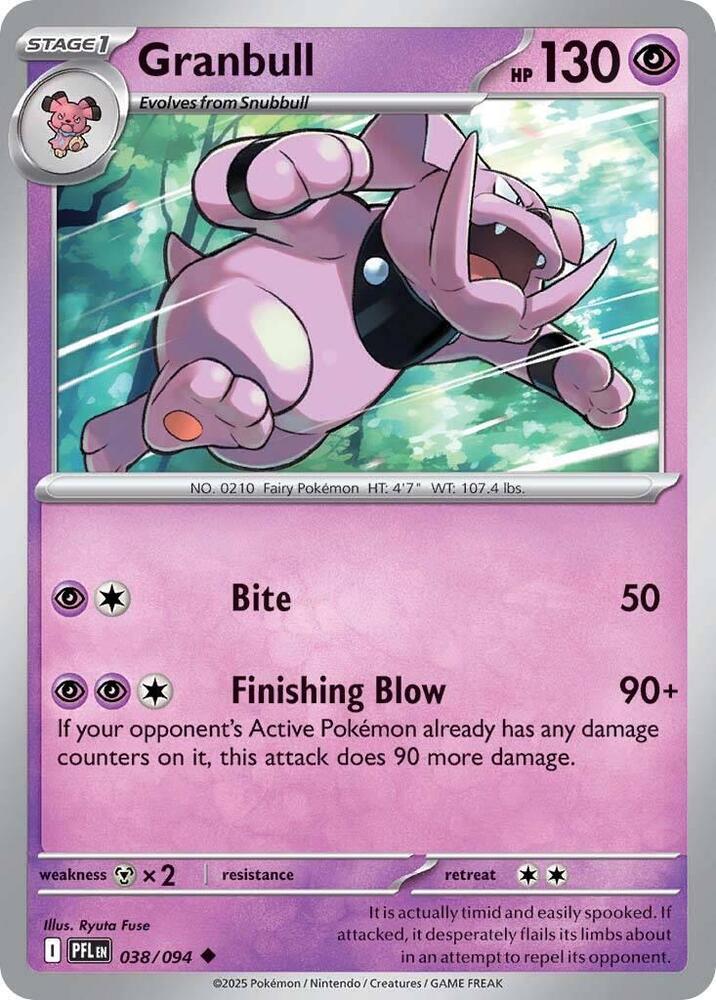 Granbull [ME02: Phantasmal Flames] 038/094