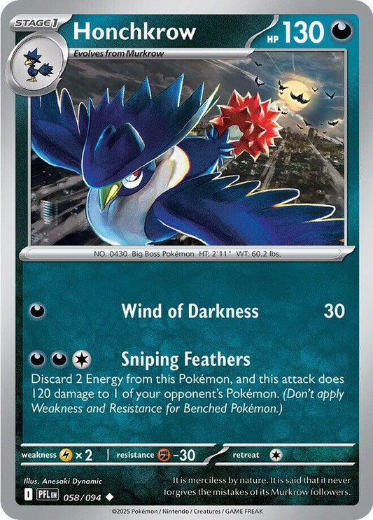 Honchkrow [ME02: Phantasmal Flames] 058/094