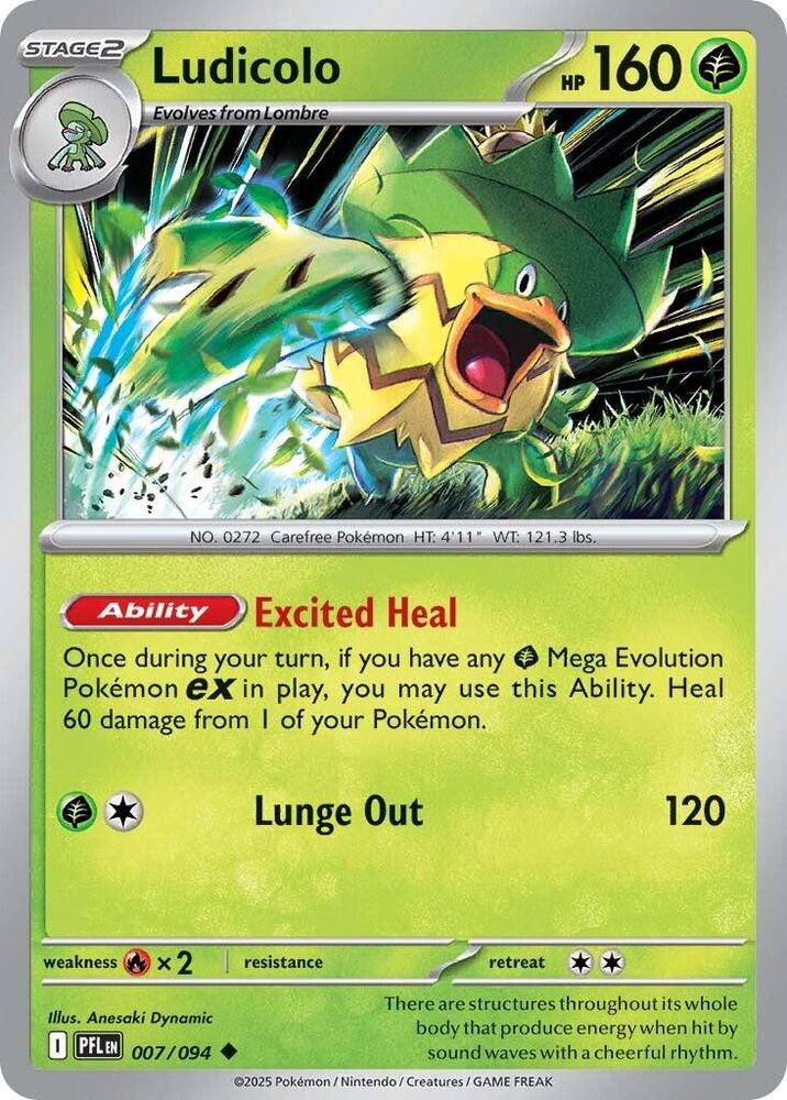 Ludicolo - 007/094 [ME02: Phantasmal Flames] 007/094