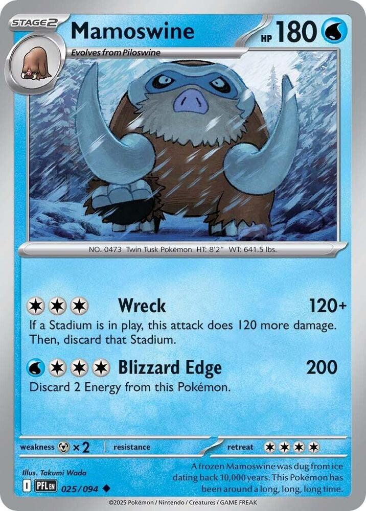 Mamoswine [ME02: Phantasmal Flames] 025/094