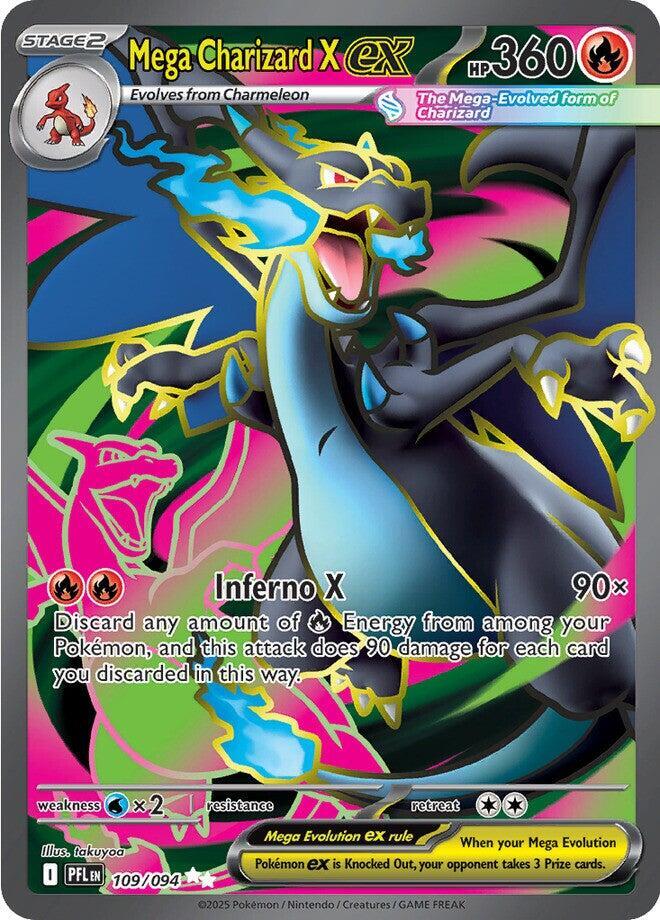 Mega Charizard X ex - 109/094 [ME02: Phantasmal Flames] 109/094