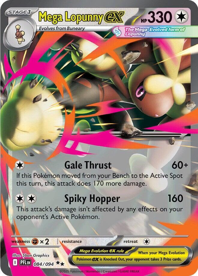 Mega Lopunny ex - 084/094 [ME02: Phantasmal Flames] 084/094