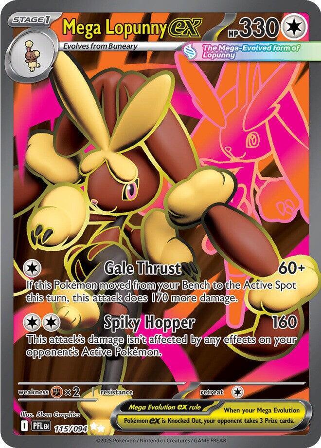 Mega Lopunny ex - 115/094 [ME02: Phantasmal Flames] 115/094