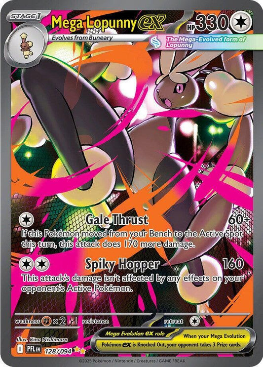 Mega Lopunny ex - 128/094 [ME02: Phantasmal Flames] 128/094