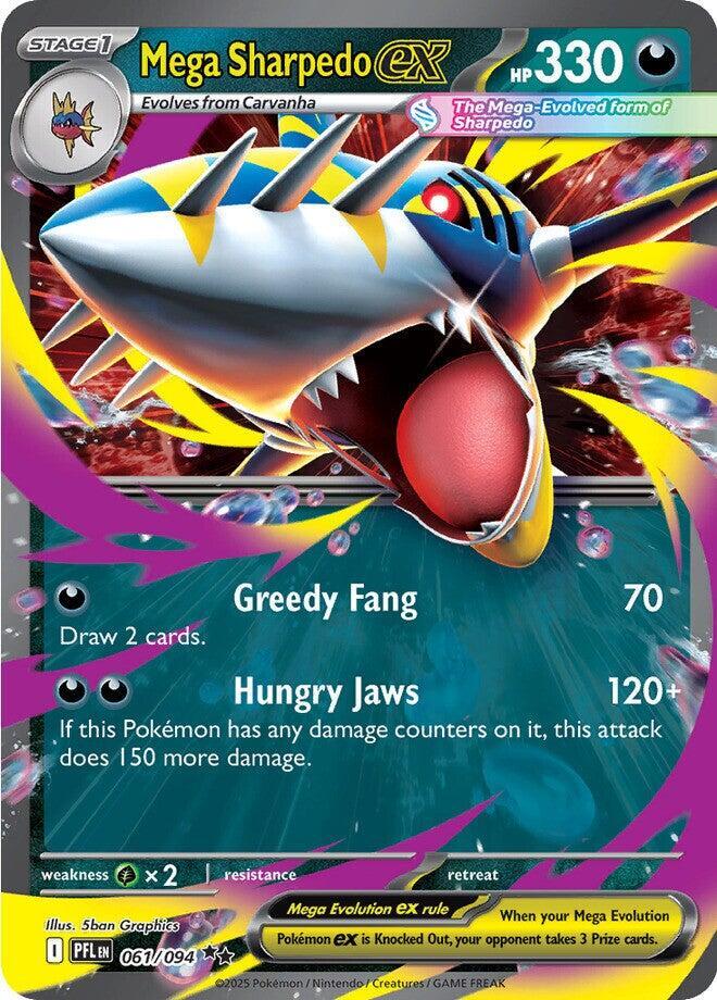 Mega Sharpedo ex - 061/094 [ME02: Phantasmal Flames] 061/094
