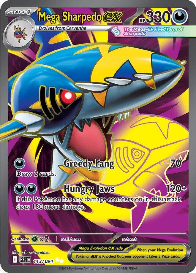 Mega Sharpedo ex - 113/094 [ME02: Phantasmal Flames] 113/094