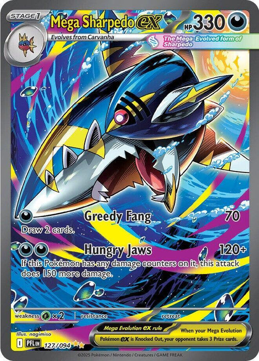 Mega Sharpedo ex - 127/094 [ME02: Phantasmal Flames] 127/094