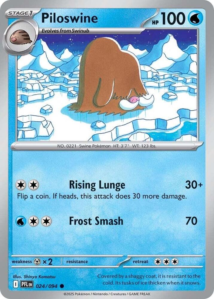 Piloswine [ME02: Phantasmal Flames] 024/094