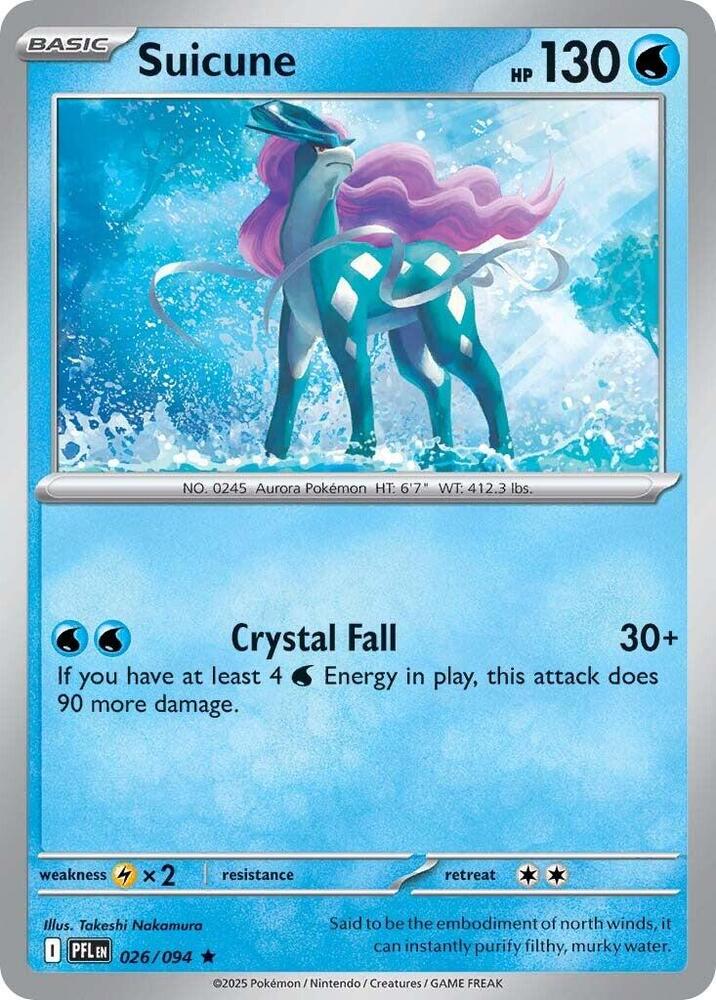 Suicune [ME02: Phantasmal Flames] 026/094