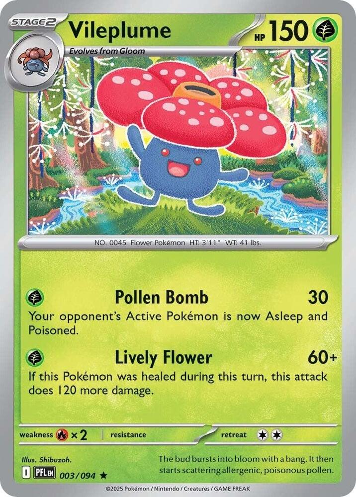 Vileplume [ME02: Phantasmal Flames] 003/094