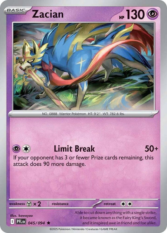 Zacian - 045/094 [ME02: Phantasmal Flames] 045/094