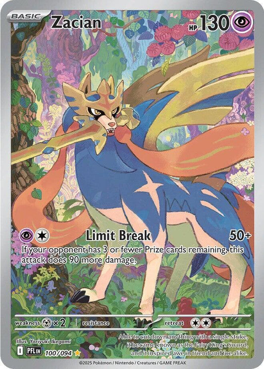 Zacian - 100/094 [ME02: Phantasmal Flames] 100/094