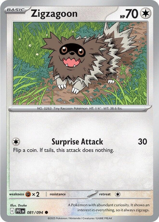 Zigzagoon [ME02: Phantasmal Flames] 081/094