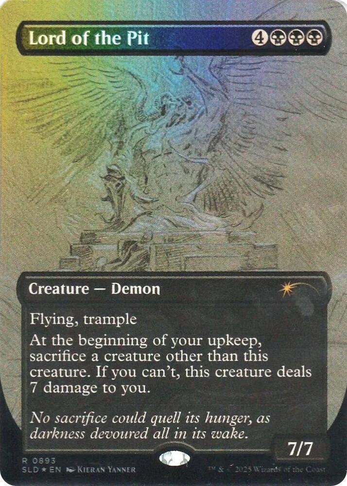 Lord of the Pit (Sketch Showcase) (Rainbow Foil) [Secret Lair Drop Series] 893