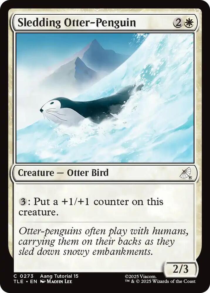 Sledding Otter-Penguin (0273) [Avatar: The Last Airbender: Eternal-Legal] 273