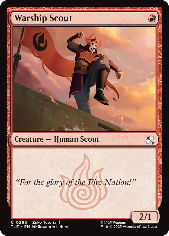 Warship Scout (0285) [Avatar: The Last Airbender: Eternal-Legal] 285