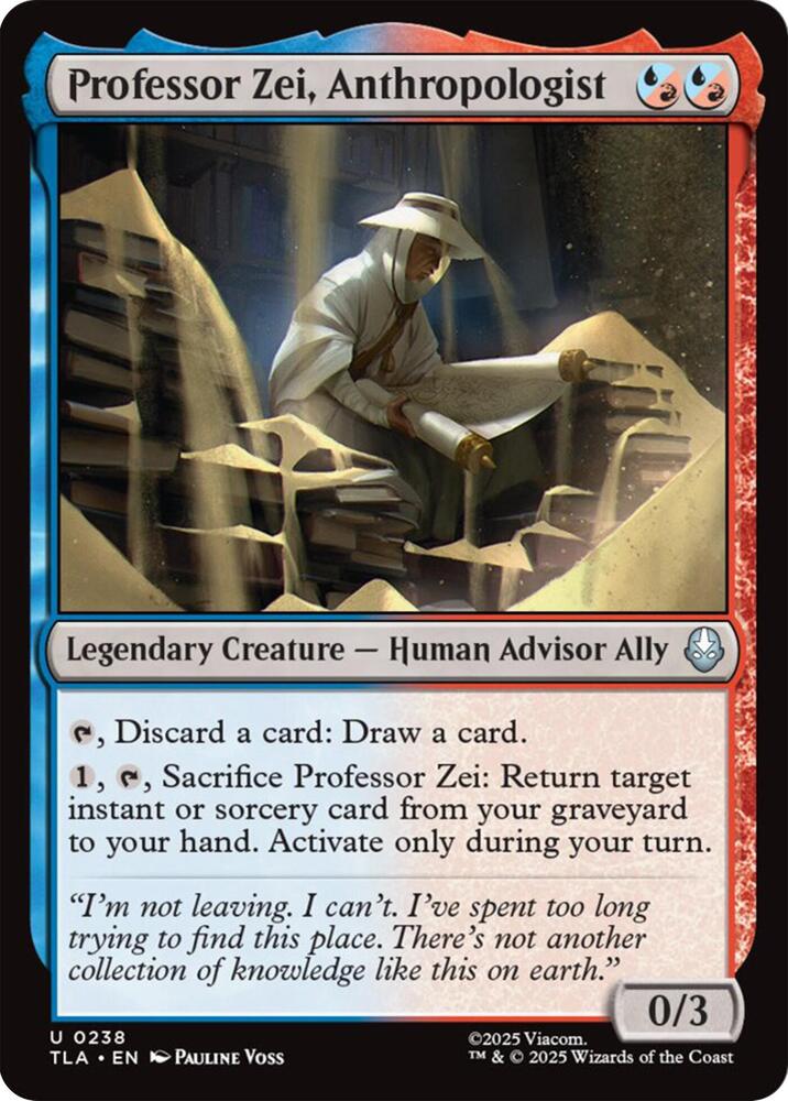 Professor Zei, Anthropologist [Avatar: The Last Airbender] 238