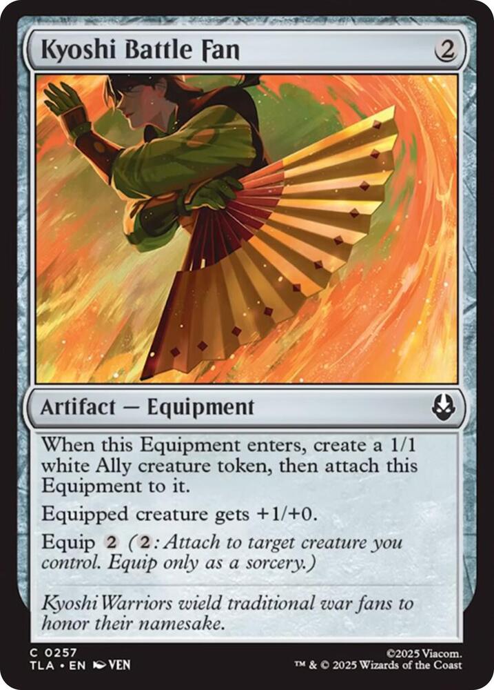 Kyoshi Battle Fan [Avatar: The Last Airbender] 257