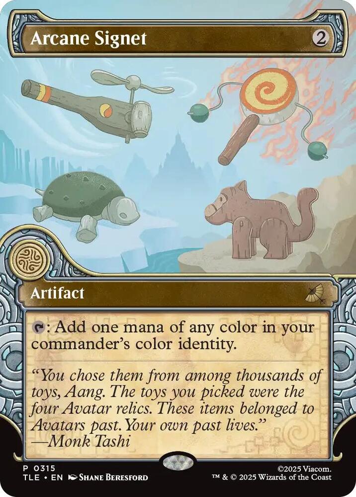 Arcane Signet (Showcase) [Avatar: The Last Airbender: Eternal-Legal] 315