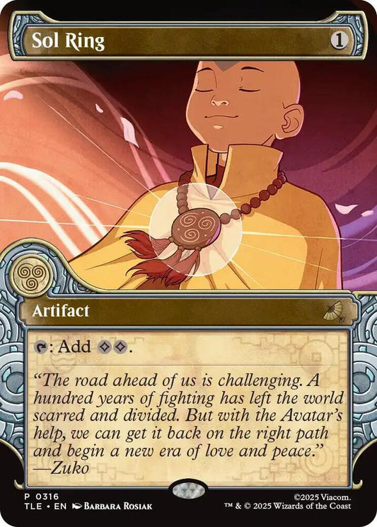 Sol Ring (Showcase) [Avatar: The Last Airbender: Eternal-Legal] 316