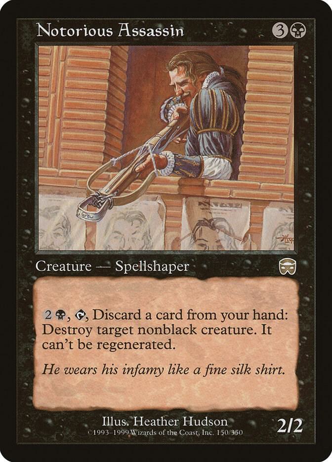 Notorious Assassin [Mercadian Masques] 150