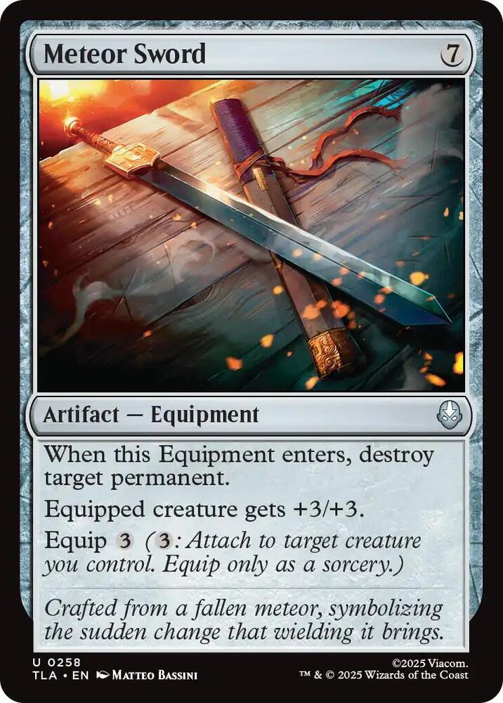 Meteor Sword [Avatar: The Last Airbender] 258