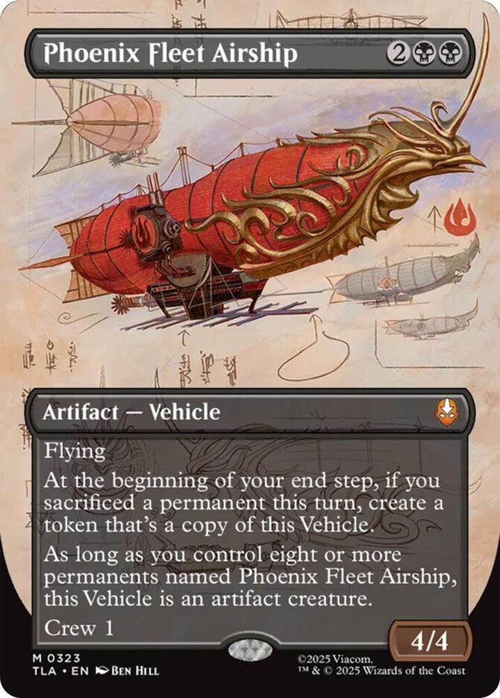 Phoenix Fleet Airship (Borderless) [Avatar: The Last Airbender] 323
