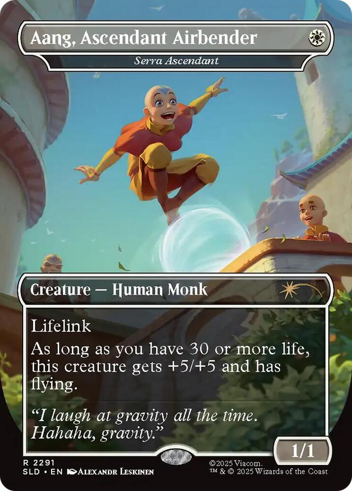 Aang, Ascendant Airbender - Serra Ascendant [Secret Lair Drop Series] 2291