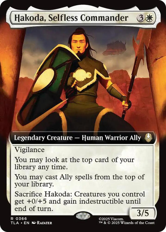 Hakoda, Selfless Commander (Extended Art) [Avatar: The Last Airbender] 366