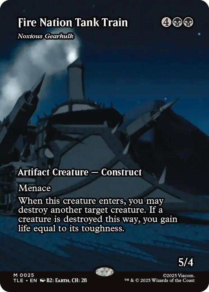 Fire Nation Tank Train - Noxious Gearhulk (Borderless) [Avatar: The Last Airbender: Eternal-Legal] 25