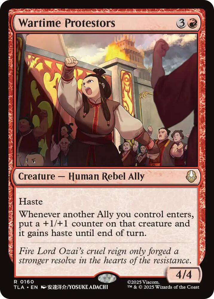 Wartime Protestors [Avatar: The Last Airbender] 160